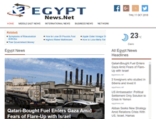 Tablet Screenshot of egyptnews.net
